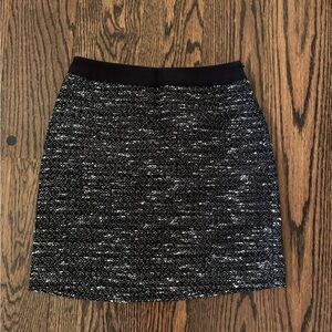 Banana Republic Black and White Mini Skirt